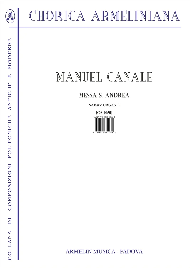 Armelin Musica Messa di Sant’Andrea noty mše
