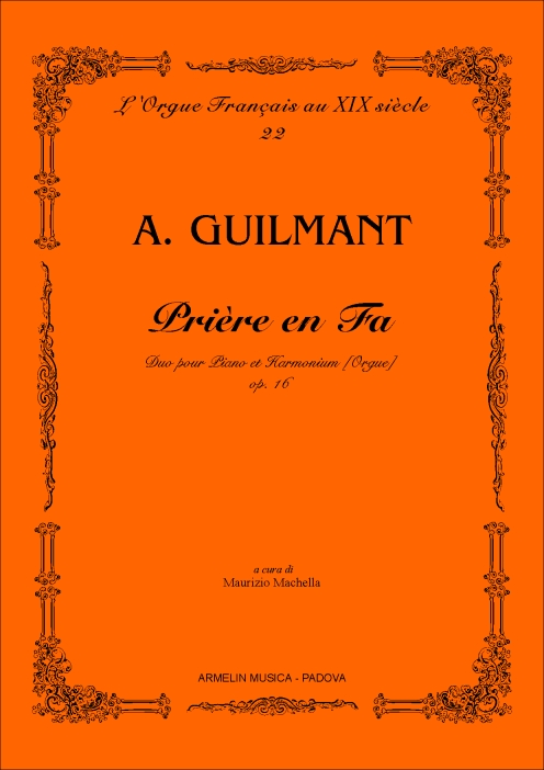 Armelin Musica Prière op. 16 noty tištěné vydání