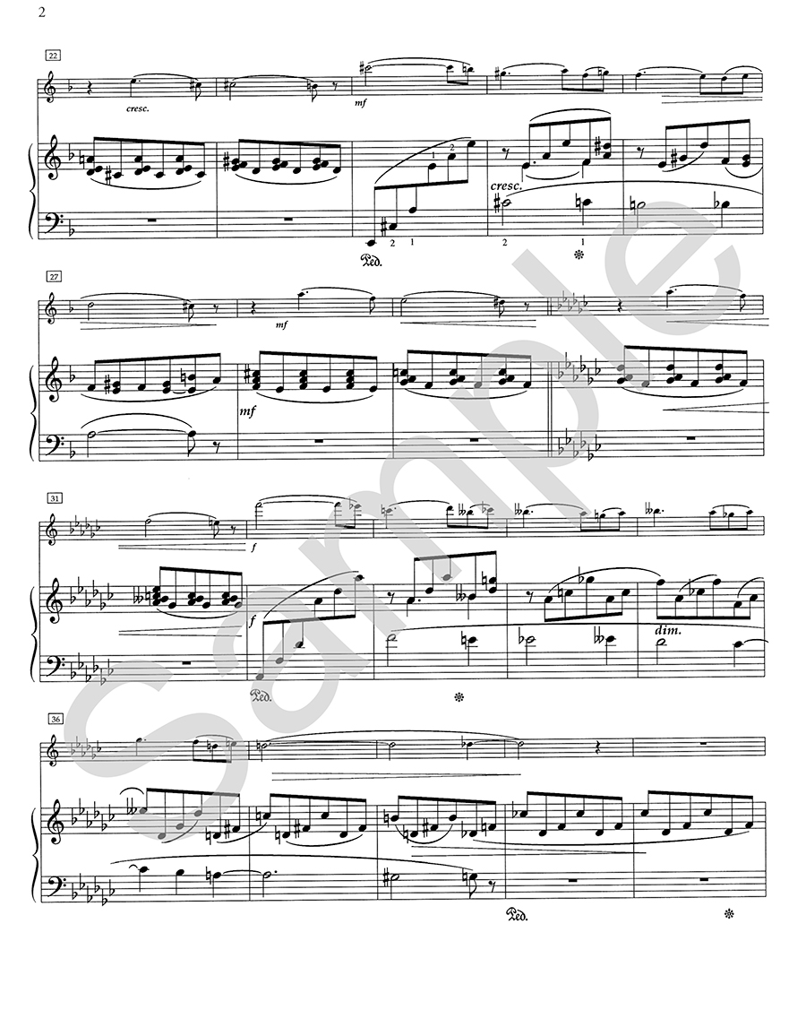 Hildegard Lento Espressivo Op.125 Beach noty pro housle a klavír