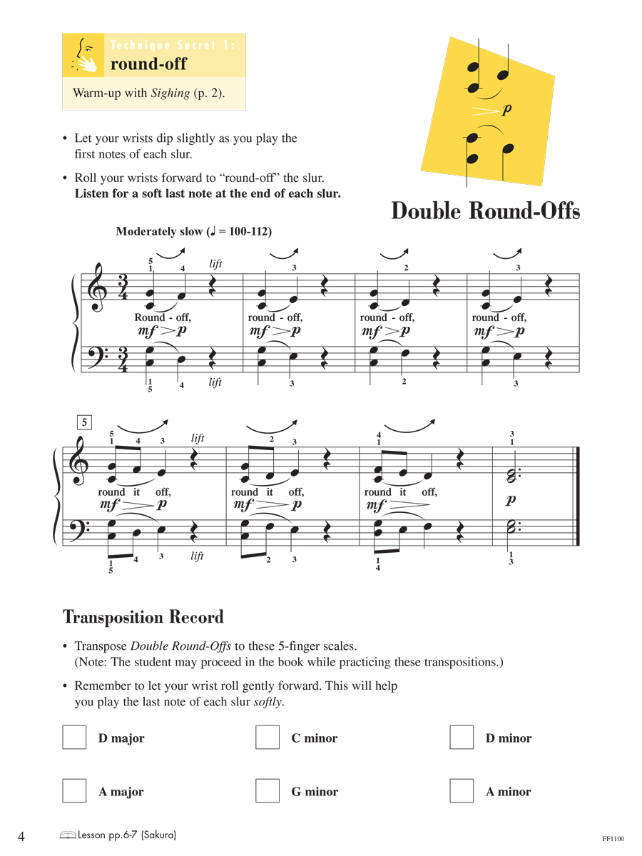 Faber Piano Adventures Level 3A Technique Artistry noty pro klavír 2. vydání