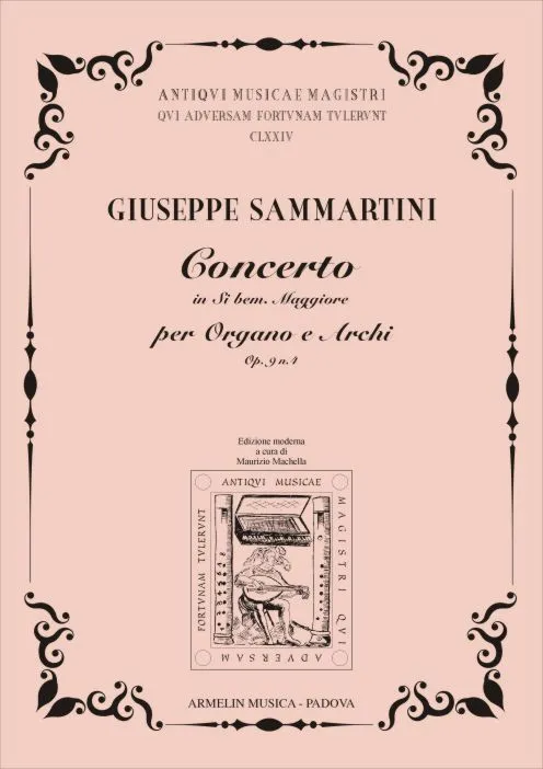 Armelin Musica Concerto B dur op. 9 č. 4 noty