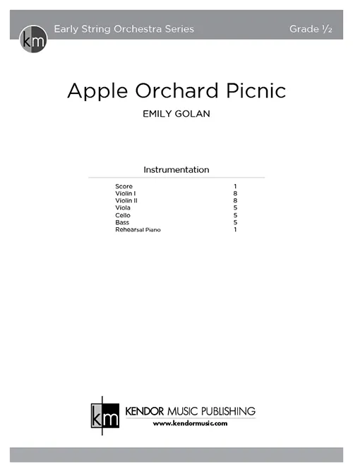 Kendor Music Apple Orchard Picnic partitura smyčce