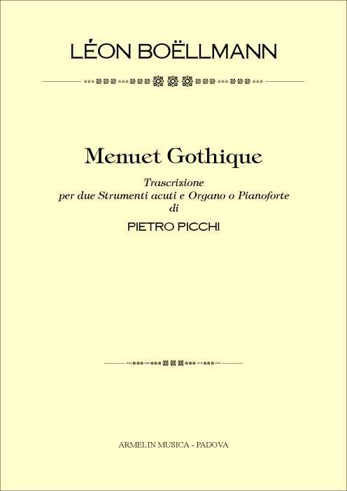 Armelin Musica Menuet Gothique noty pro varhany