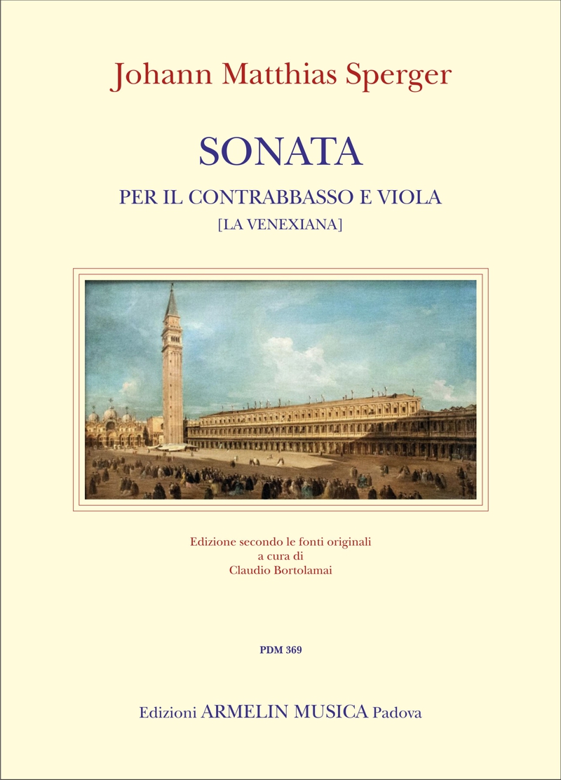 Armelin Musica Sonata La Venexiana noty sonáta
