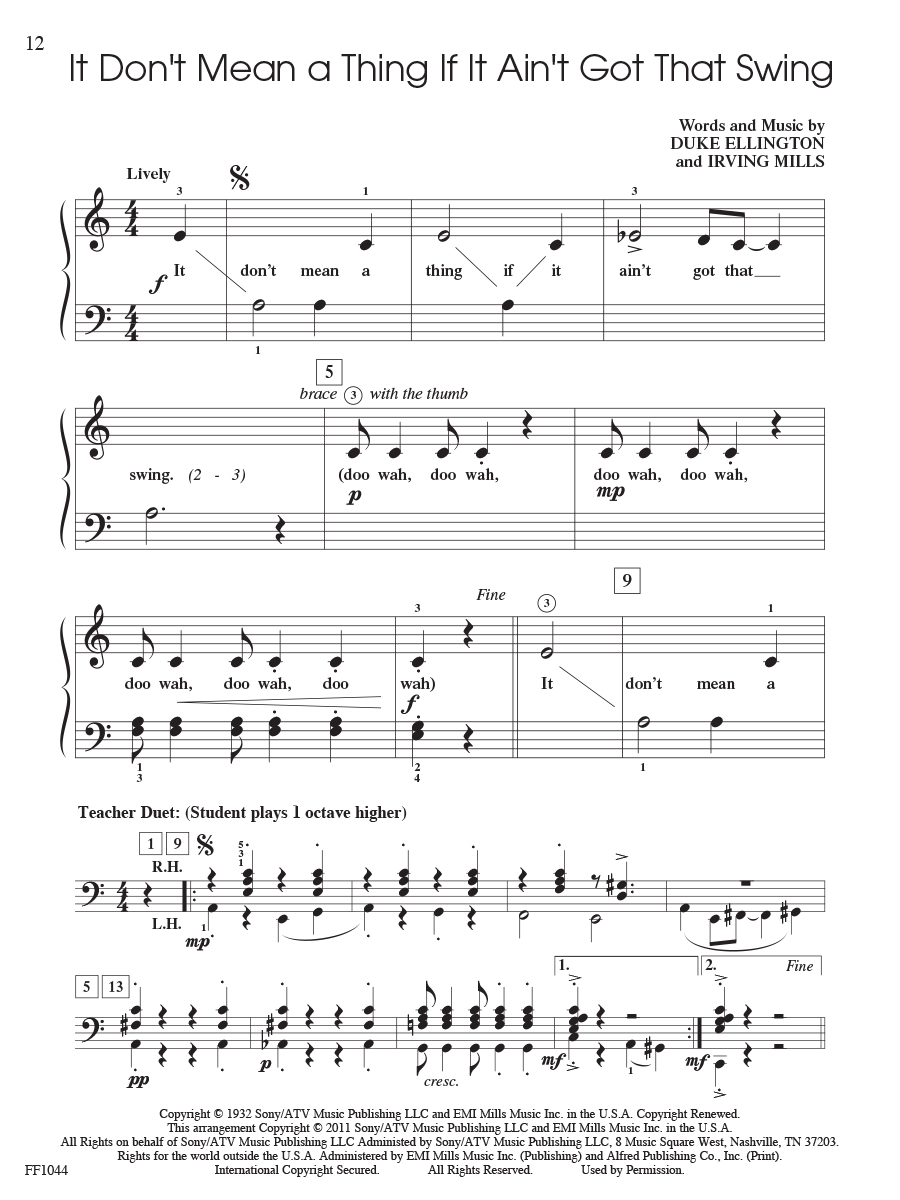Faber Piano Adventures PlayTime Piano Jazz & Blues noty Level 1