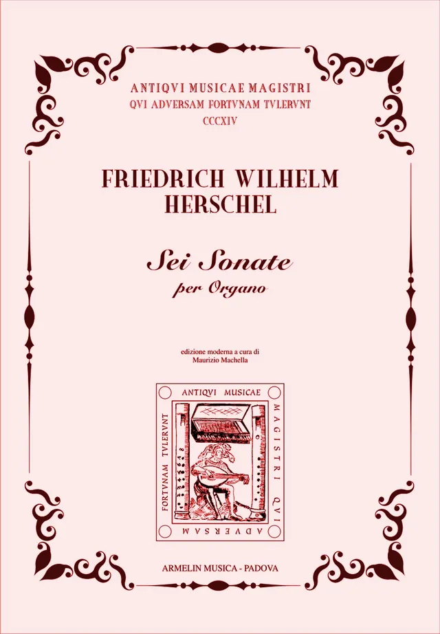 Armelin Musica Sei Sonate varhanní noty 6 sonát
