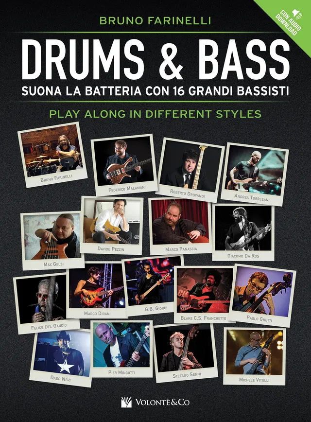 Volonte & Co Drums & Bass noty pro bicí s audiem