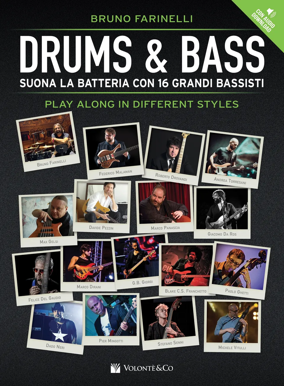 Volonte & Co Drums & Bass noty pro bicí s audiem
