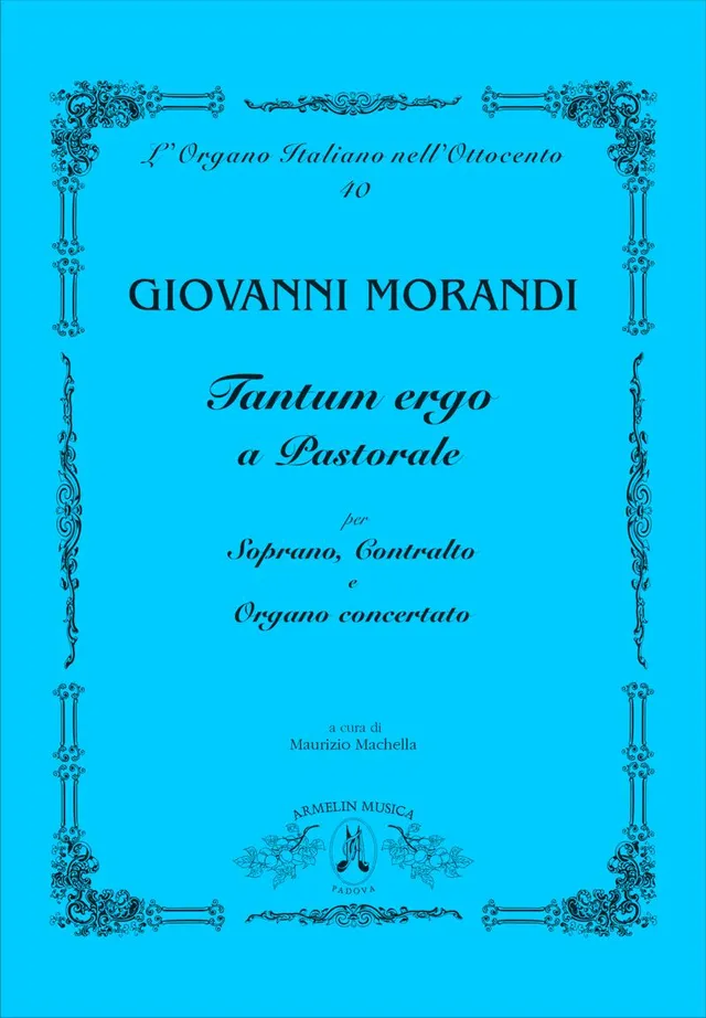 Armelin Musica Tantum Ergo Pastorale noty soprán alt varhany