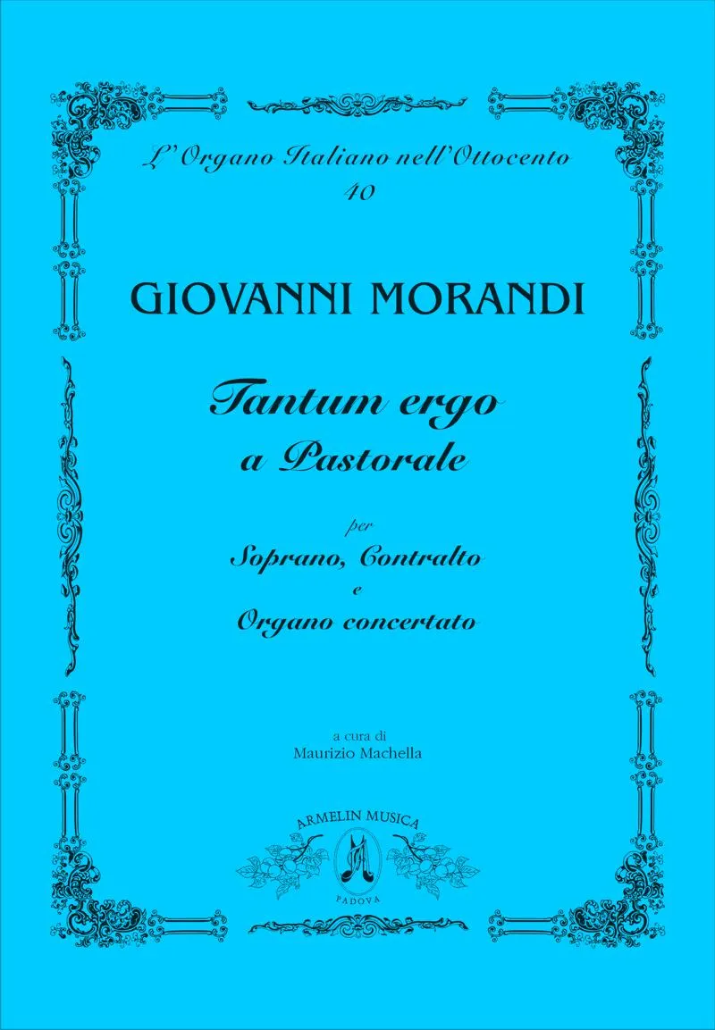 Armelin Musica Tantum Ergo Pastorale noty soprán alt varhany