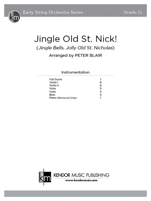 Kendor Music Jingle Old St. Nick! partitura pro začátečníky