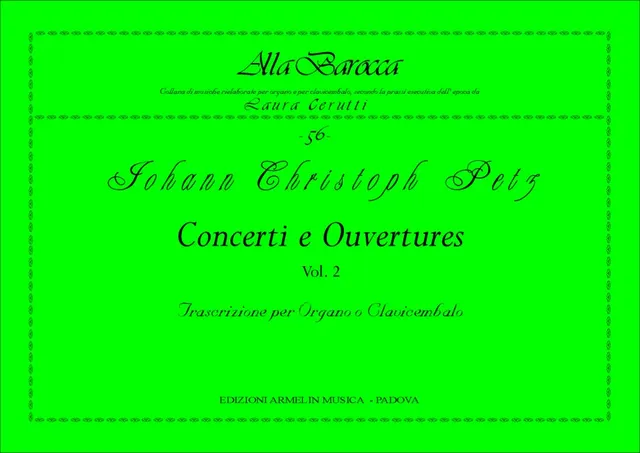 Armelin Musica Concerti e Ouvertures vol. 2 partitura