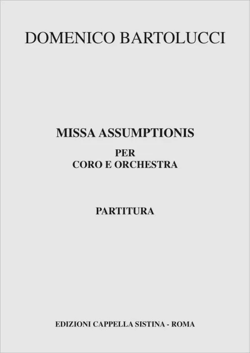 Armelin Musica Missa Assumptionis noty mše