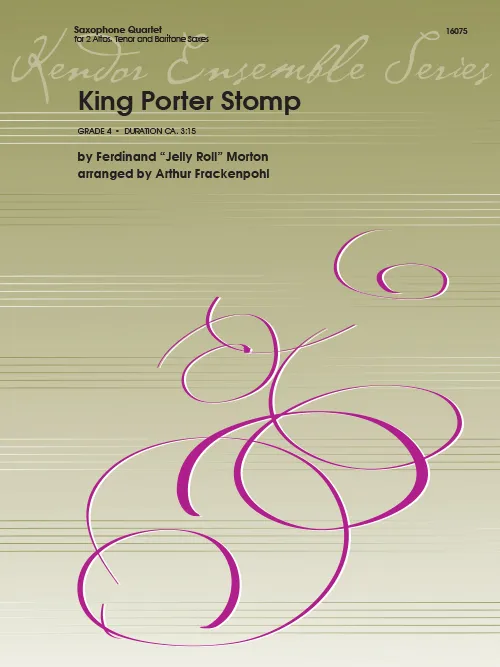 Kendor Music King Porter Stomp noty ragtime jazz