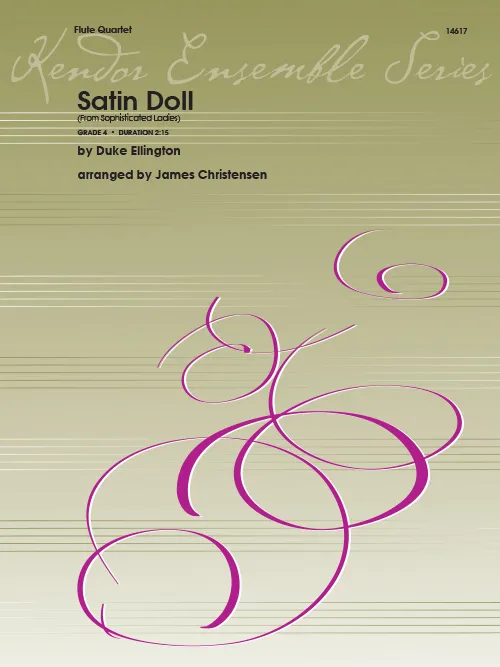 Kendor Music Satin Doll noty flétnový kvartet swing