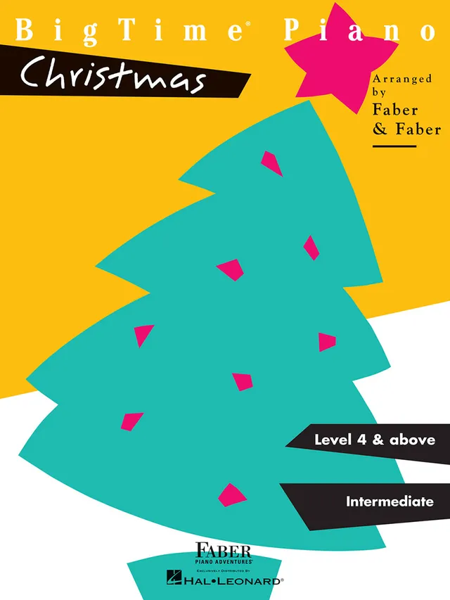 Faber BigTime Piano Christmas noty klavír vánoční