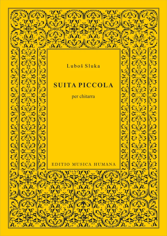 Editio Musica Humana Suita piccola noty pro kytaru 14 stran