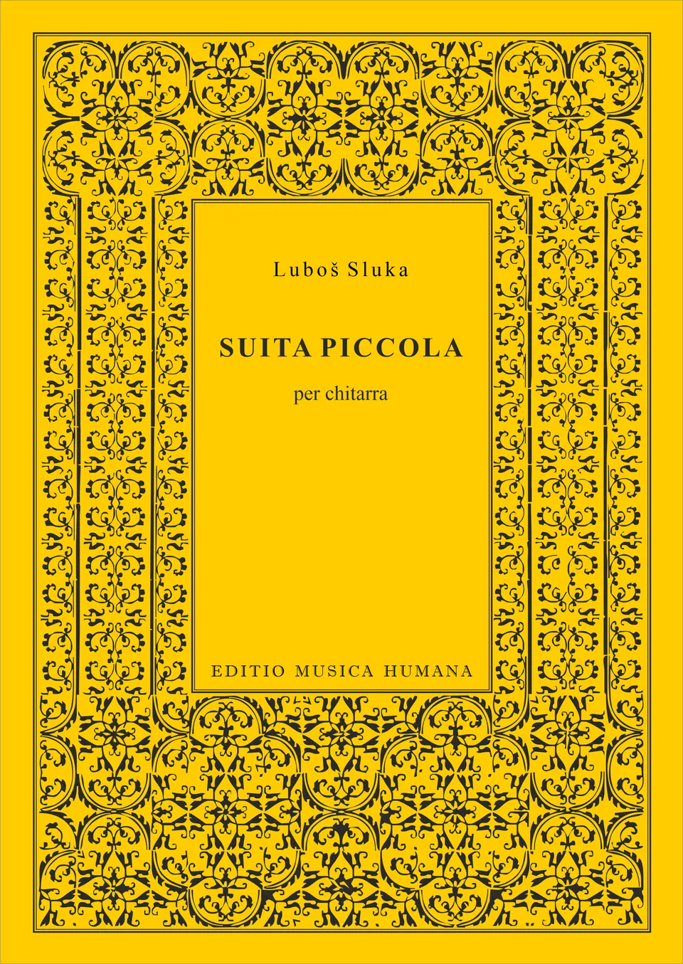 Editio Musica Humana Suita piccola noty pro kytaru 14 stran
