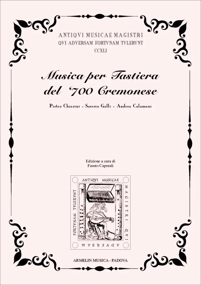 Armelin Musica Musica per tastiera noty klávesy Cremona