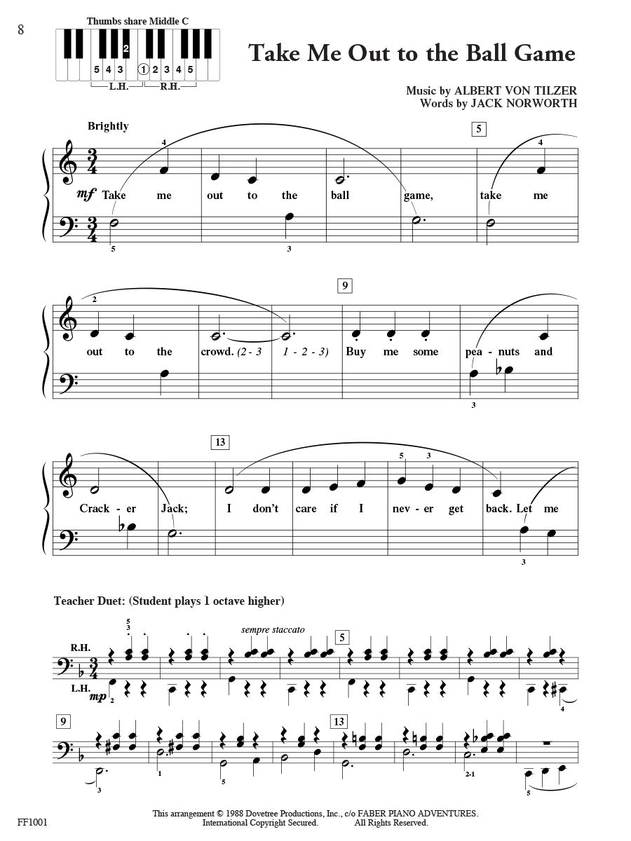 Faber PlayTime Piano Popular noty pro děti hity