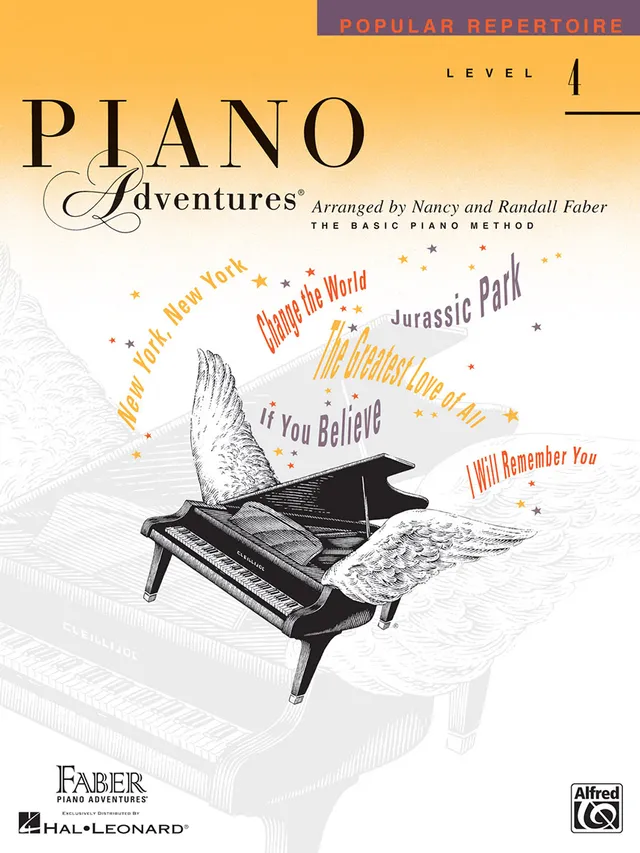 Faber Piano Adventures Level 4 Popular Repertoire noty hity