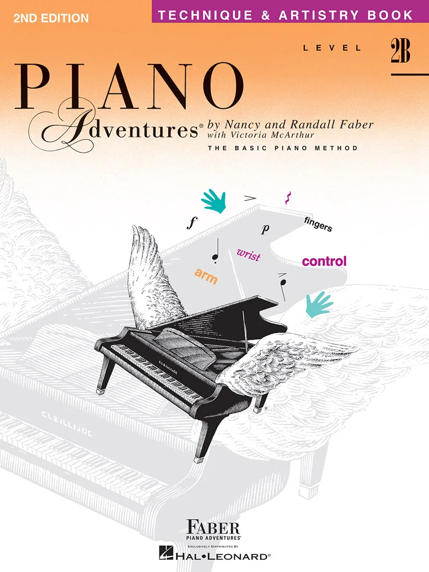 Faber Piano Adventures Level 2B Technique Artistry učebnice