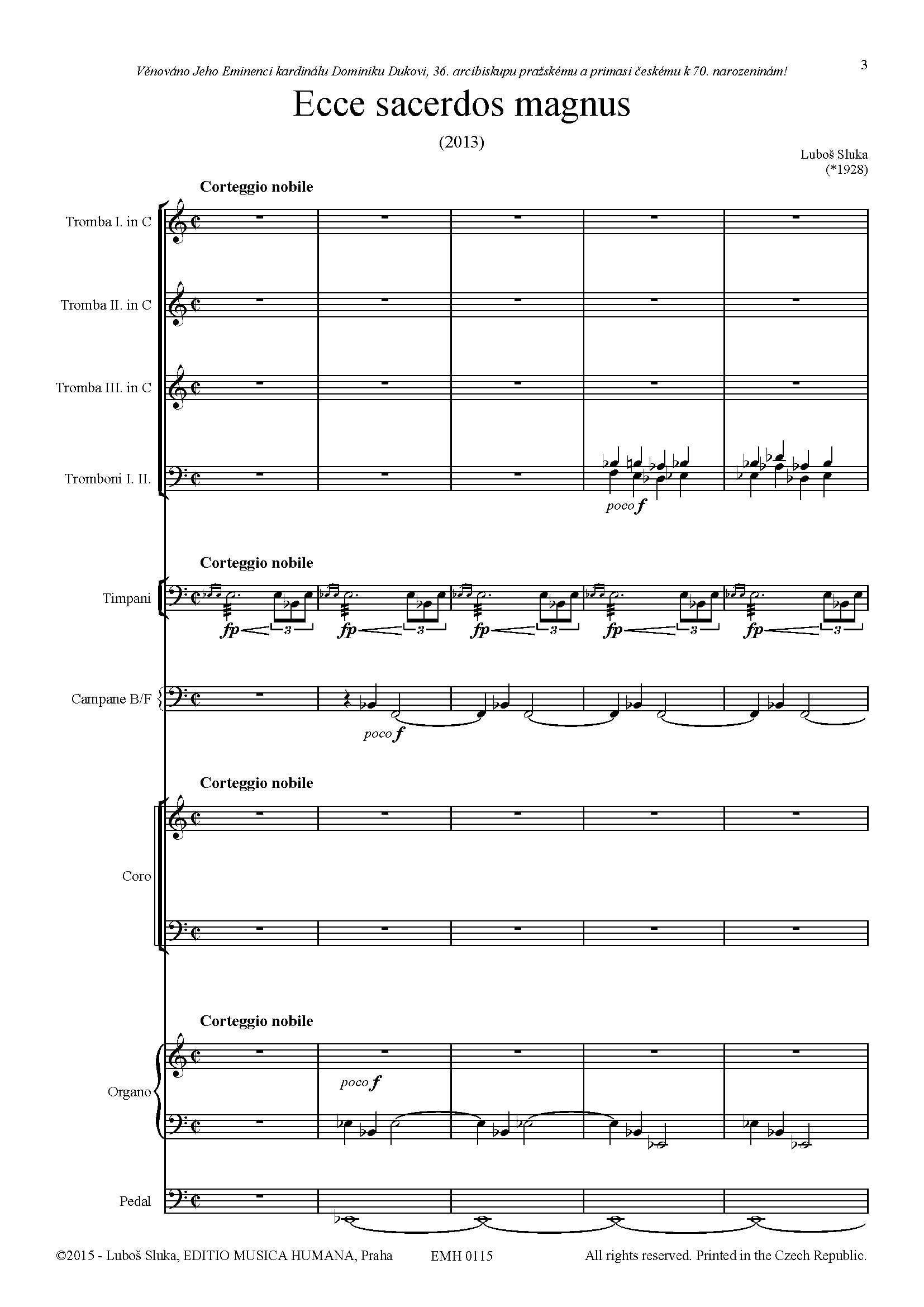 Editio Musica Humana Ecce Sacerdos Magnus noty 40 stran