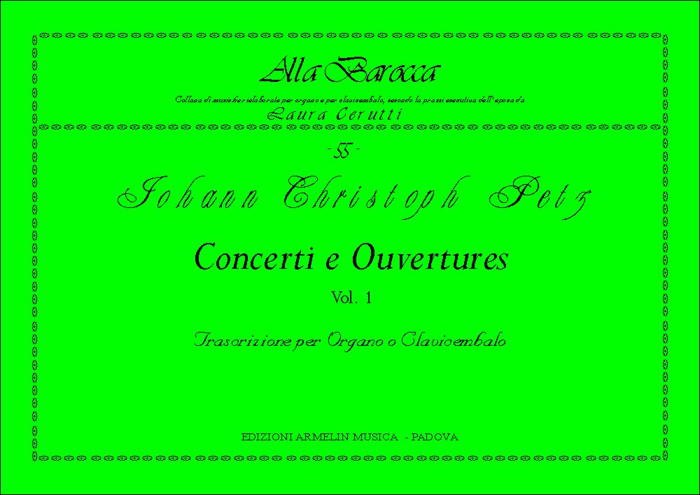 Armelin Musica Concerti e Ouvertures vol. 1 partitura