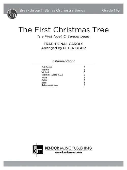 Kendor Music The First Christmas Tree partitura