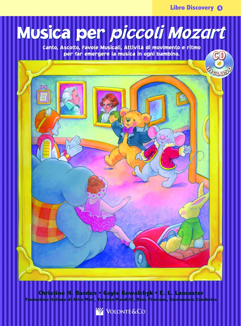 Volonte & Co Musica per Piccoli Mozart Discovery 4 noty s CD pro děti