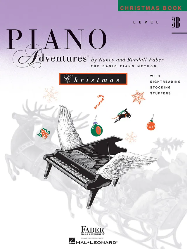 Piano Adventures Level 3B Christmas klavírní škola vánoční koledy