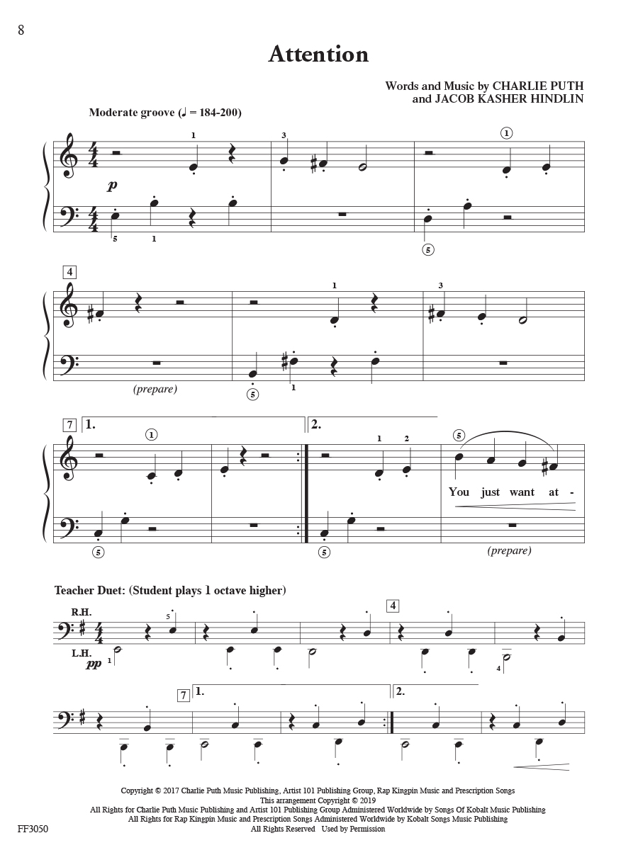 Faber Piano Adventures ShowTime Piano Hits noty level 2A