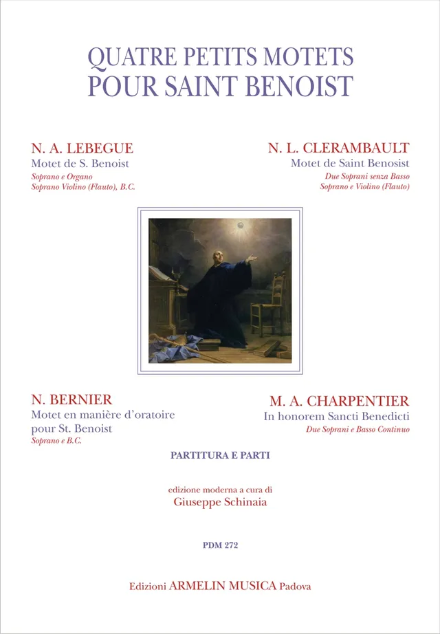 Armelin Musica Quatre petits Motets pour Saint Benoit noty