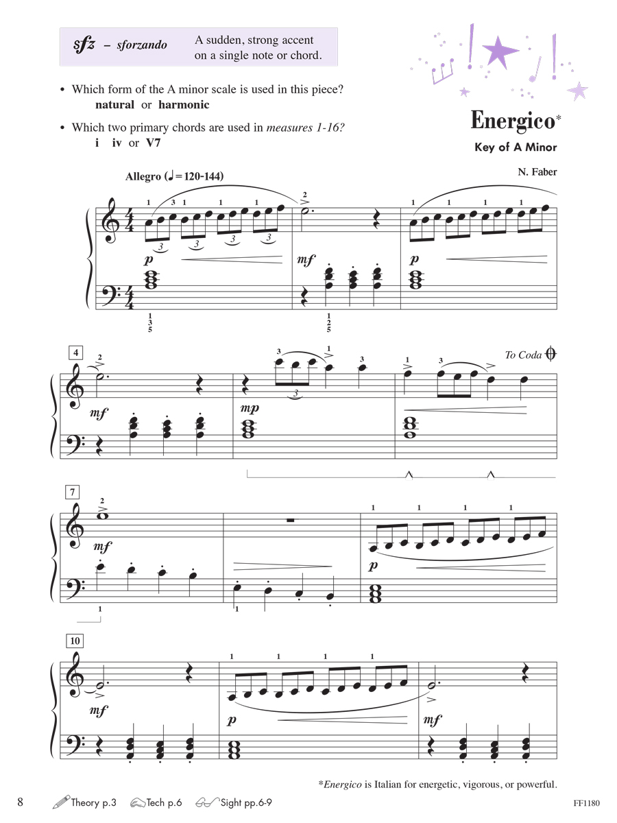 Faber Piano Adventures Level 3B Lesson Book 2nd Edition noty