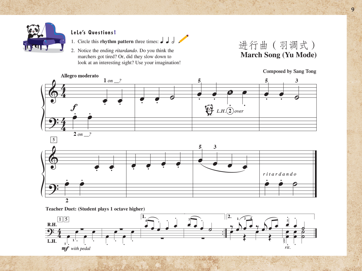 Faber Piano Adventures PreTime Music from China noty na klavír