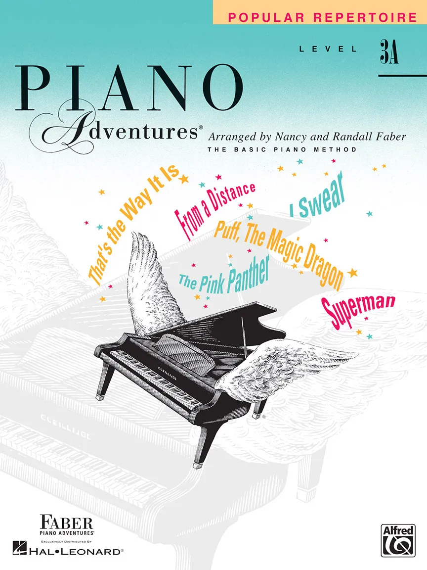 Faber Piano Adventures 3A Popular Repertoire noty pro klavír