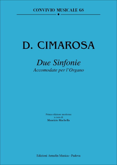 Armelin Musica Due Sinfonie noty pro varhany