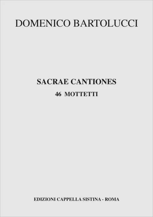 Armelin Musica Sacrae Cantiones noty pro sbor