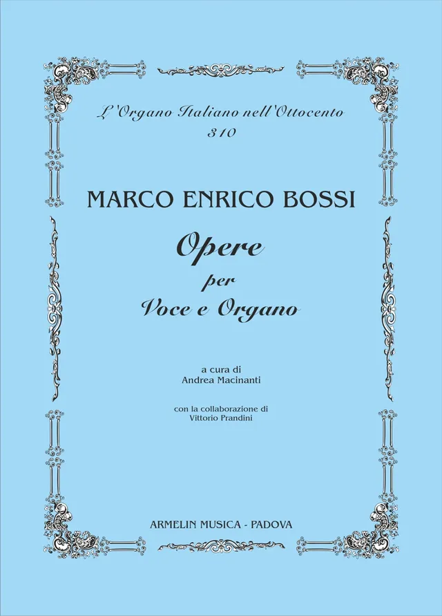 Armelin Musica Opere per voce e organo noty pro hlas a varhany