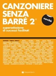 Volonte Canzoniere Senza Barrè 2 zpěvník pro kytaru bez barré