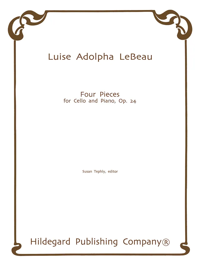 Hildegard Publishing Company Four Pieces Op. 24 noty cello klavír