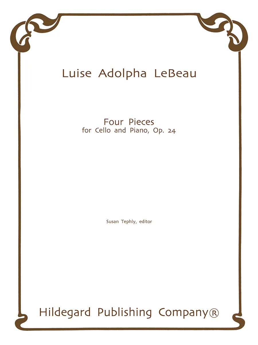 Hildegard Publishing Company Four Pieces Op. 24 noty cello klavír