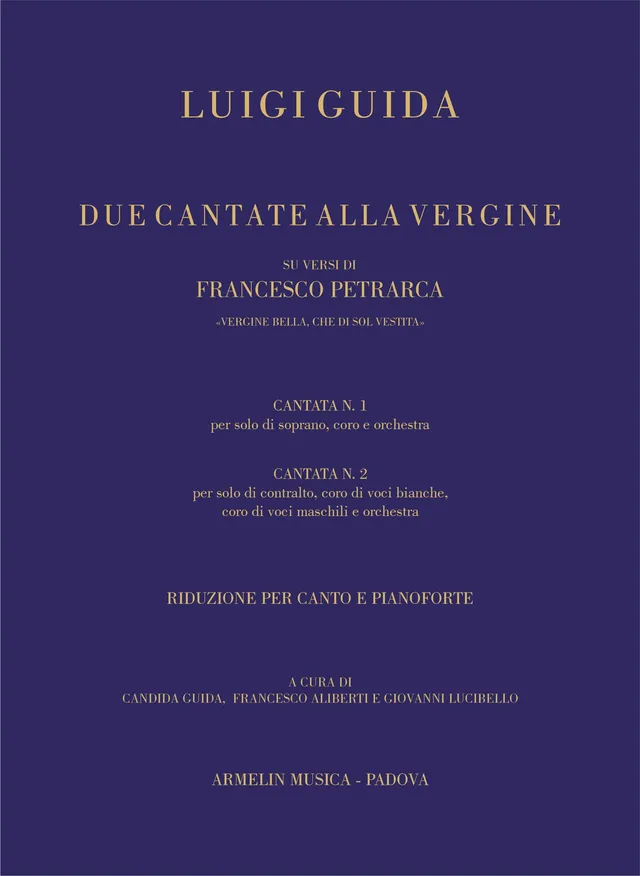 Armelin Musica Due cantate alla Vergine Petrarca noty výtah