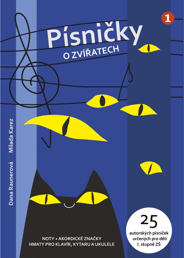 EDITIO KAREZ Písničky o zvířatech 1 noty pro děti