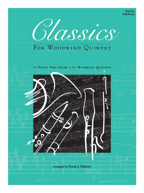 Kendor Music Classics Woodwind Quintet partitura kvintet