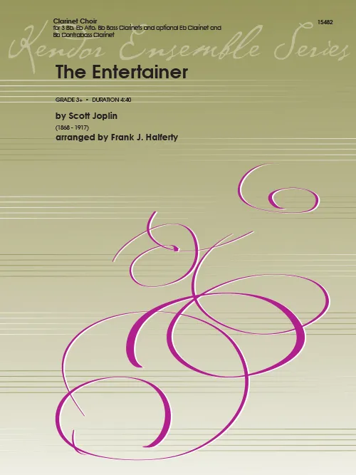 Kendor Music The Entertainer noty klarinet ragtime