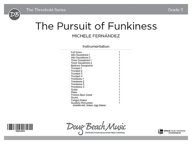 Kendor Music The Pursuit of Funkiness partitura funk