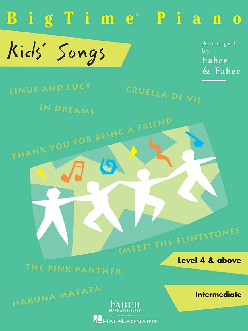 BigTime Piano Kids' Songs noty pro klavír středně pokročilí
