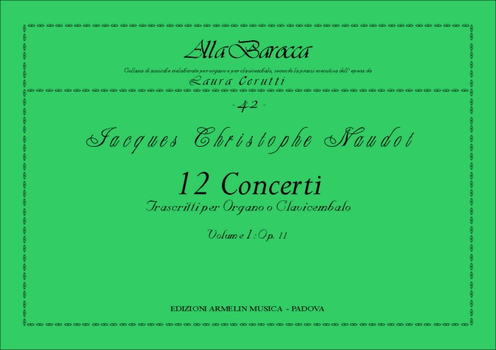 Armelin Musica 12 concerti vol. 1 noty tištěné vydání
