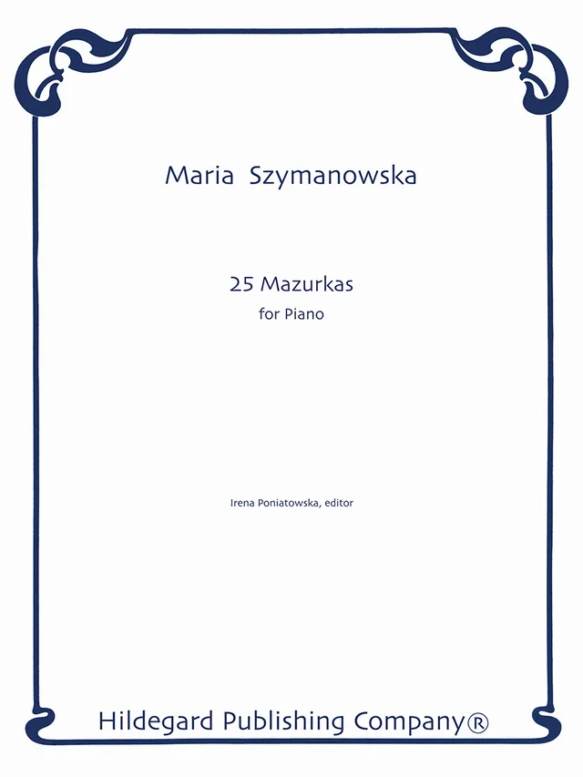 Hildegard Publishing Company 25 Mazurkas noty digitální klavír